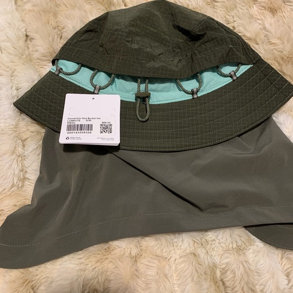 Convertible Hike Bucket Hat - Green S/M - Picture 3 of 3